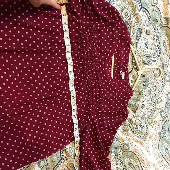 Elle blouse Long sleeve with polkadots - Picture 7 of 8